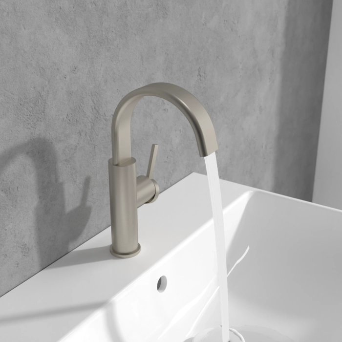 Baterie lavoar Villeroy&amp;Boch Dawn (Pipa Tip-C) Nickel