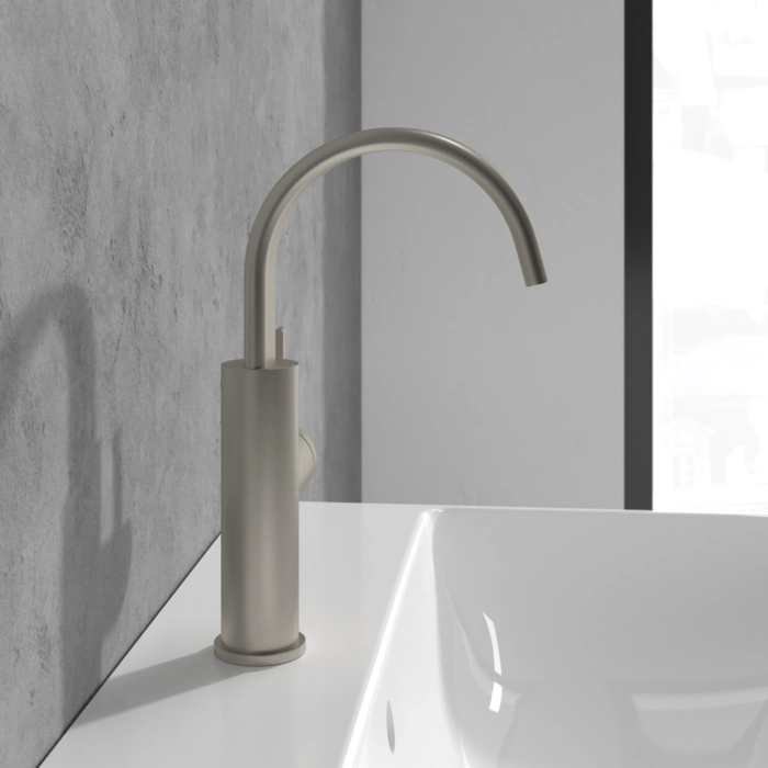 Baterie lavoar Villeroy&amp;Boch Dawn (Pipa Tip-C) Nickel