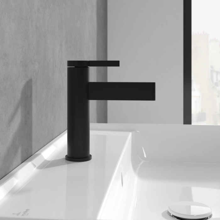 Baterie lavoar Villeroy&amp;Boch Dawn (Pipa dreaptă) Black