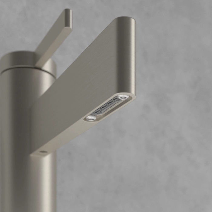 Baterie lavoar Villeroy&amp;Boch Dawn (Pipa dreaptă) Nickel