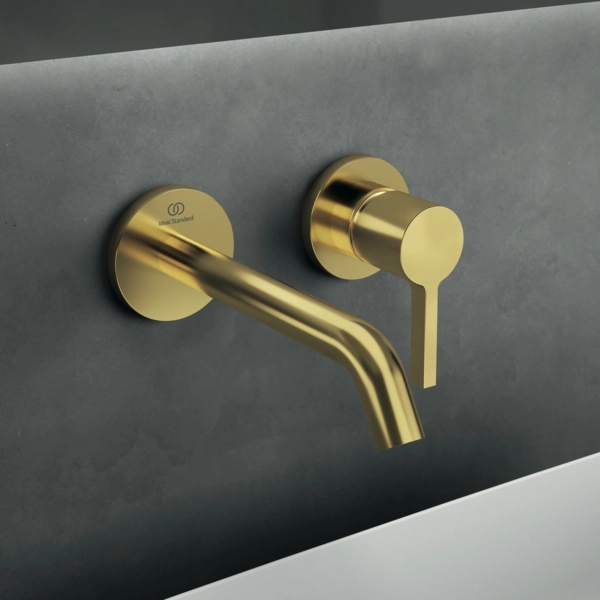 Baterie încastrată lavoar Ideal Standard Atelier Joy Brushed Gold A7378A2