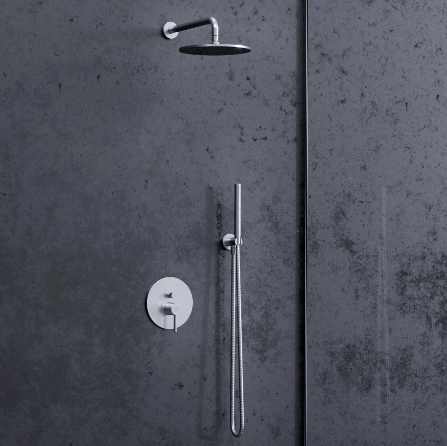 Set de duș îngropat Omnires Y Nickel Periat SYSY16NI