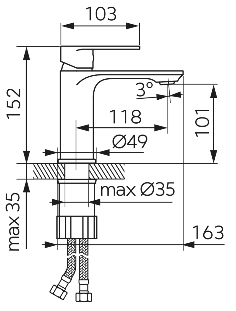 Baterie lavoar Ferro Talassa