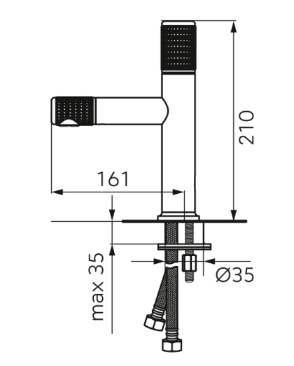 Baterie lavoar FDesign Ardesia