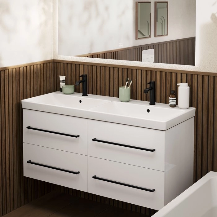 Baterie lavoar Villeroy&amp;Boch Dawn (Pipa curbată) Black