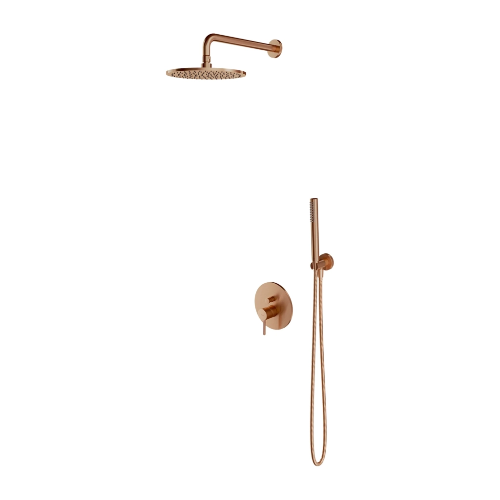 Set de duș îngropat Omnires Y Brushed Copper SYSY35CPB