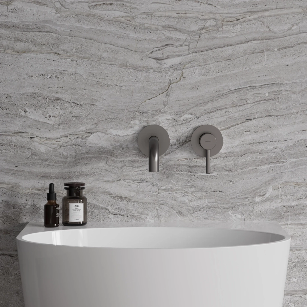 Baterie încastrată lavoar Omnires Y (19-21 cm) Brushed Graphite Y1215HLGR