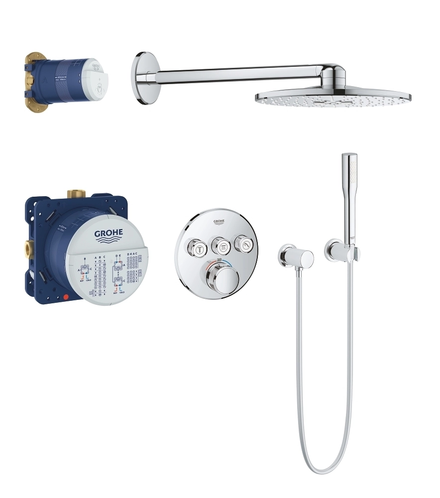 Set de duș îngropat termostatat Grohe GRT Smartcontrol 310 34705000