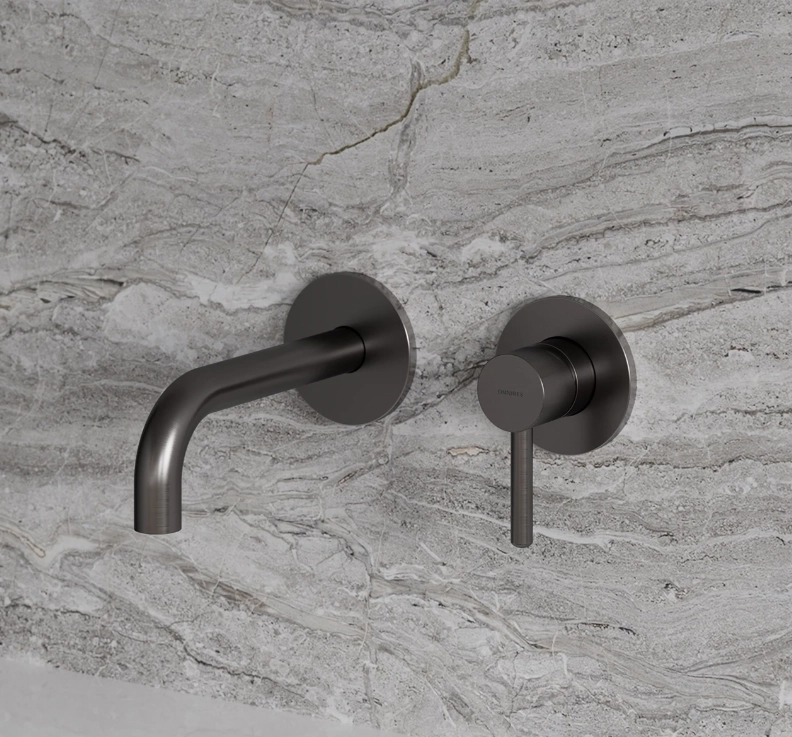 Baterie încastrată lavoar Omnires Y Graphite Y1215HGR