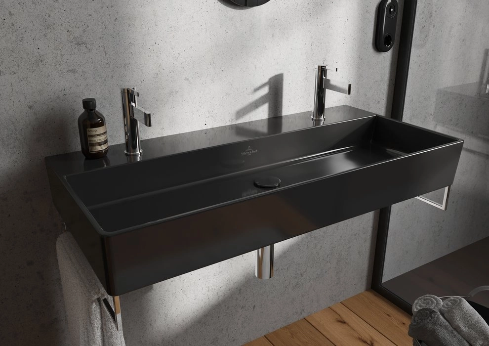 Baterie lavoar Villeroy&amp;Boch Dawn (Pipa dreaptă) Chrome