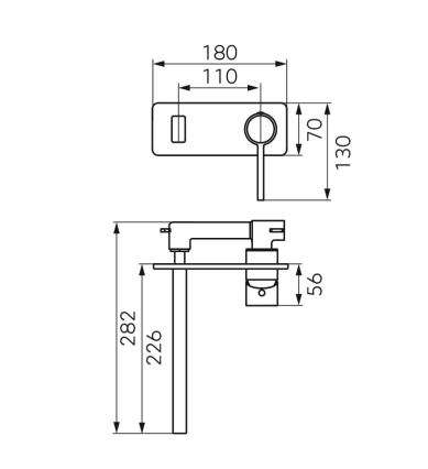 Baterie încastrată lavoar FDesign Zaffiro