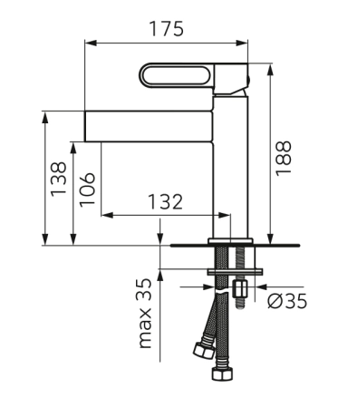 Baterie lavoar FDesign Zaffiro