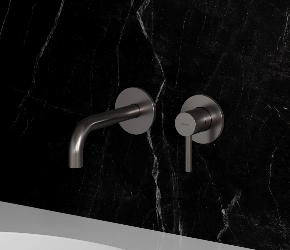 Смеситель встраиваемый для раковины Omnires Y Никель Y1215HNI