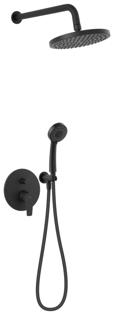 Set de duș îngropat Ferro Ritto Black Ferro