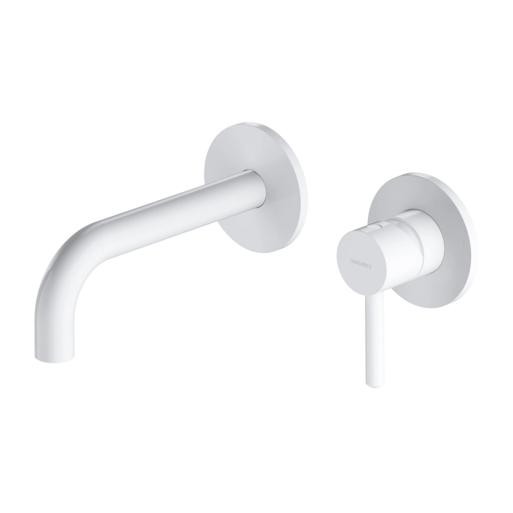 Baterie încastrată lavoar Omnires Y Alb mat Y1215HWM