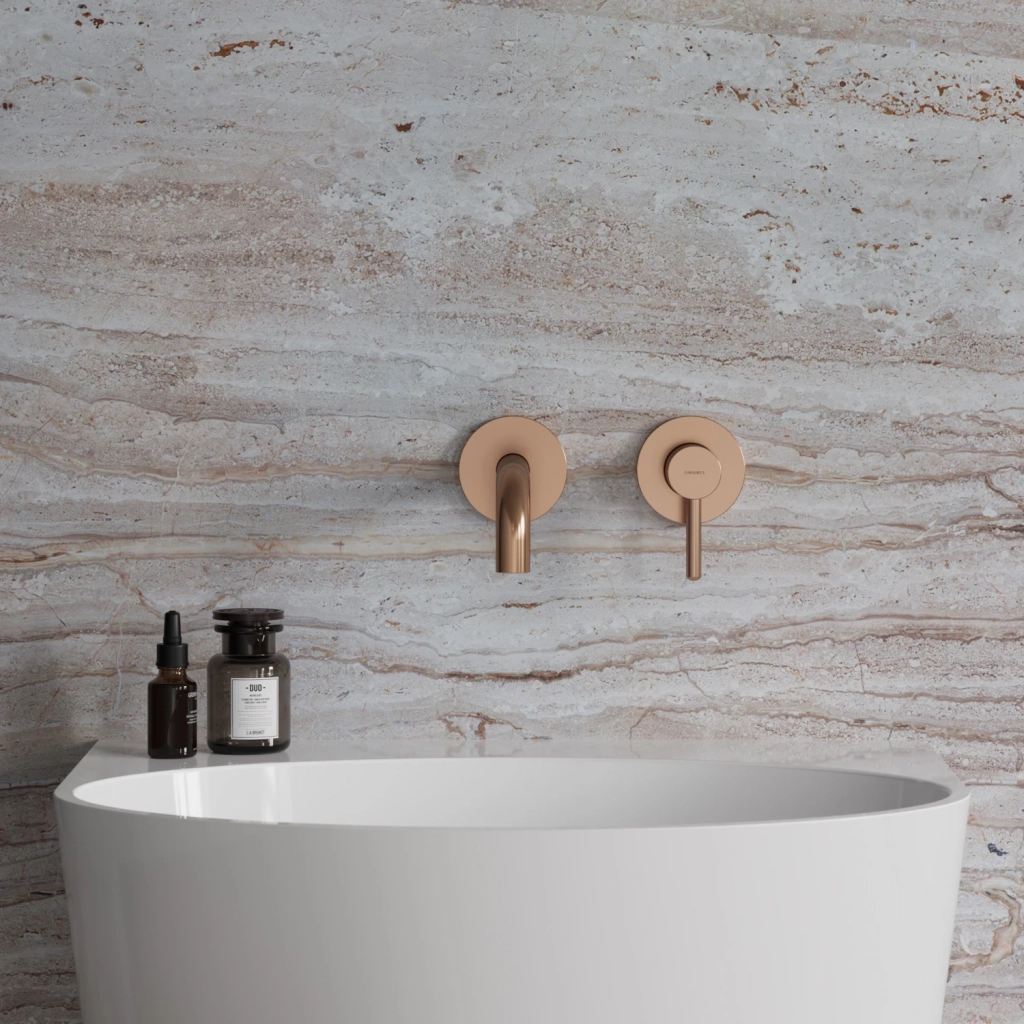 Baterie încastrată lavoar Omnires Y (19-21 cm) Brushed Copper Y1215HLCPB