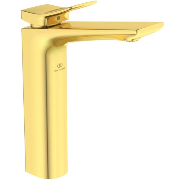 Baterie lavoar înalt Ideal Standard Atelier Conca Brushed Gold BC757A2