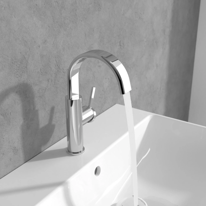 Baterie lavoar Villeroy&amp;Boch Dawn (Pipa Tip-C) Chrome