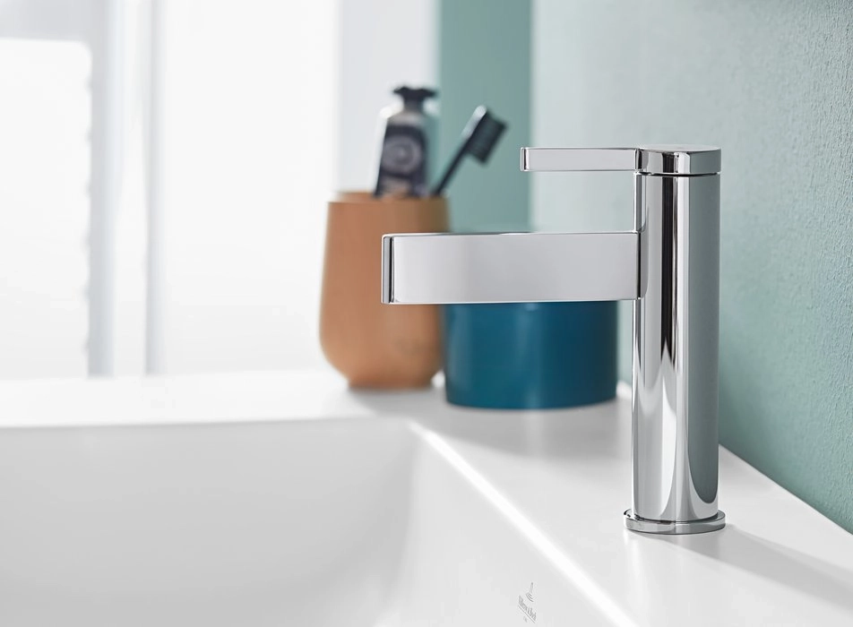 Baterie lavoar Villeroy&amp;Boch Dawn (Pipa dreaptă) Chrome