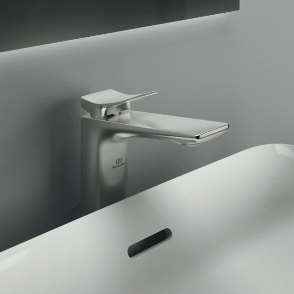 Baterie lavoar înalt Ideal Standard Atelier Conca Silver Storm BC757GN